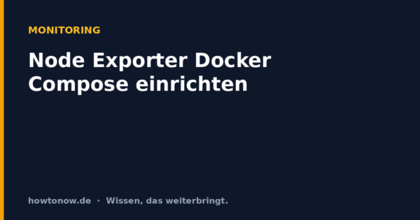 Node Exporter Docker Compose