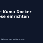 Uptime Kuma Docker Compose einrichten Uptime Kuma Docker Compose