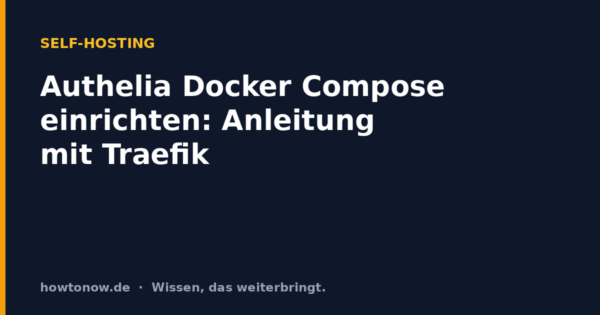 Authelia Docker Compose